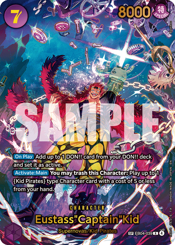 ユースタス・キッド(SP) EB04-039_p1 One Piece TCG - Eustass