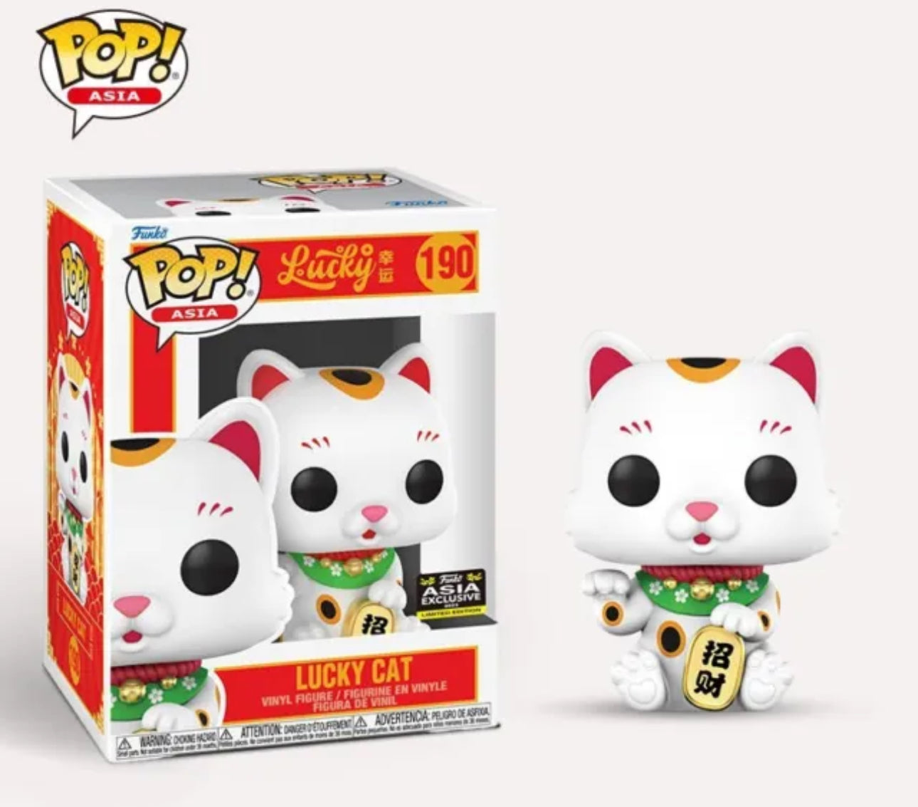 Funko Pop! LUCKY CAT BOBBLEHEAD #190 [ASIA EXCLUSIVE] – MyPops.ca