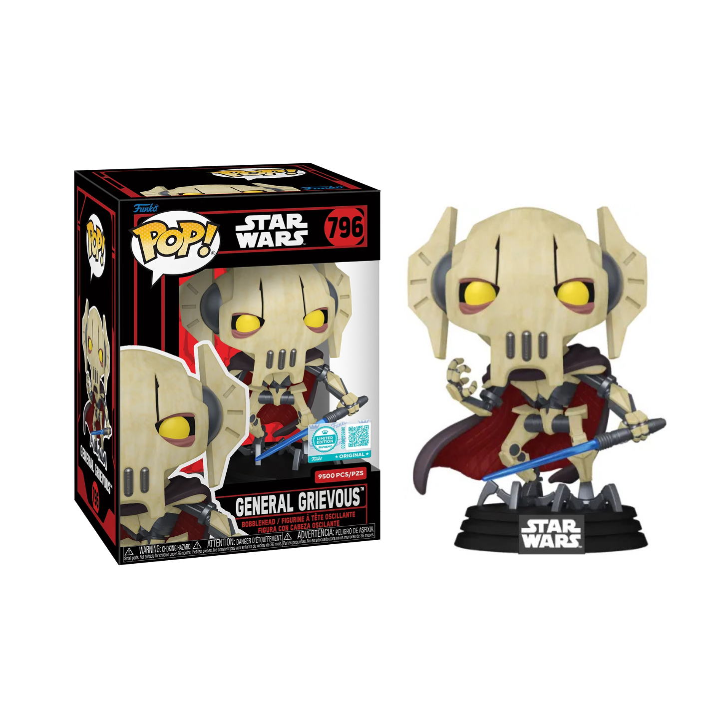 【超希少】Funko Pop! General Grievous グリーバス将軍 Funko Pop! Star War - General Grievous #796 [Funko Special Edition