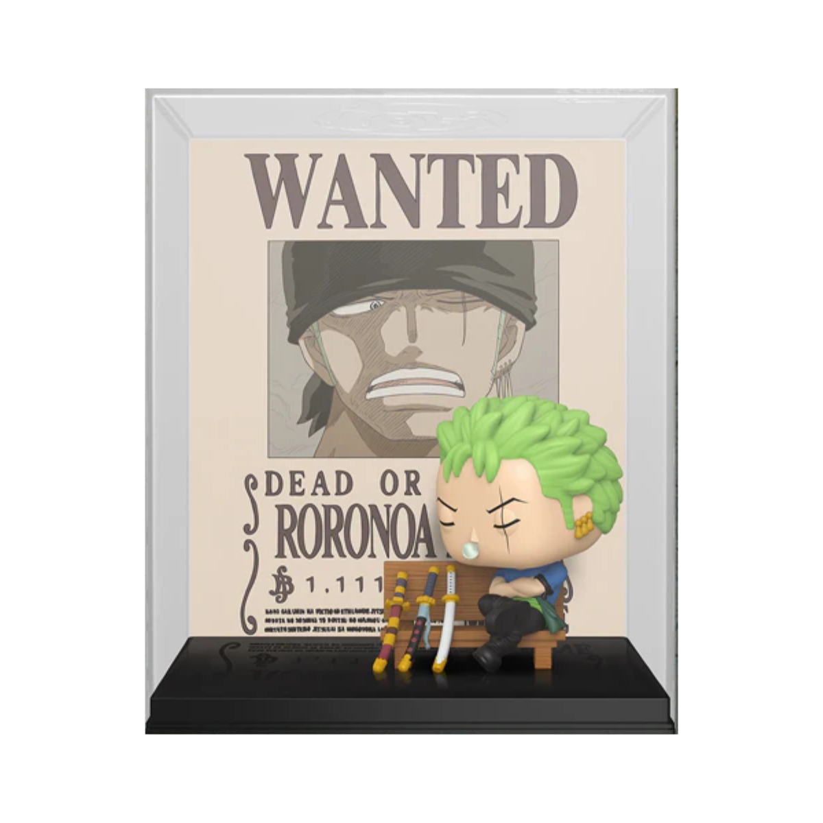 Funko Pop! Anime: One Piece - Roronoa Zoro (Wanted Poster Cover