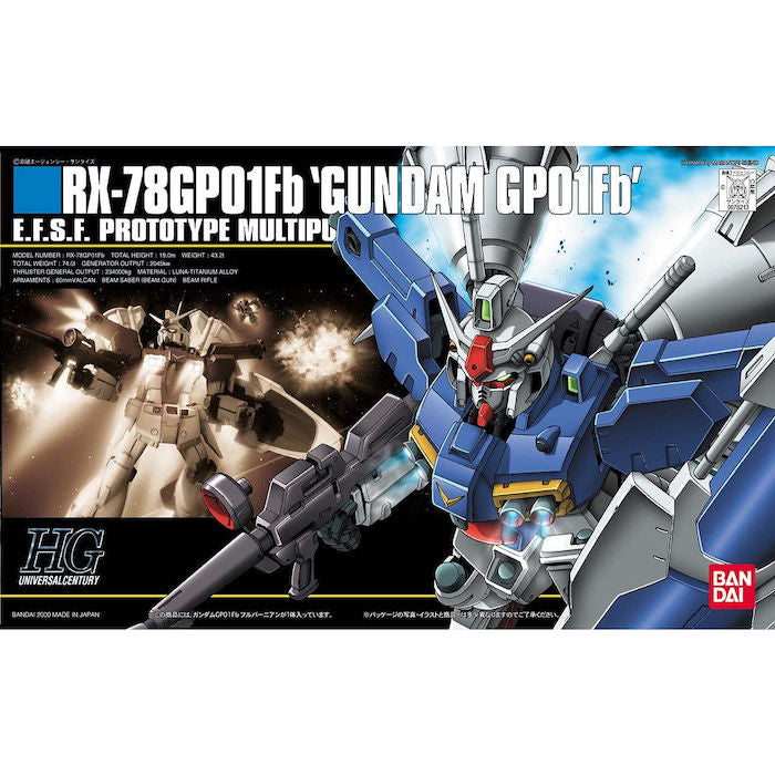 HGUC 018 Gundam GP01fb Zephyranthes (Full Burnern) 1/144 *PRE-ORDER*