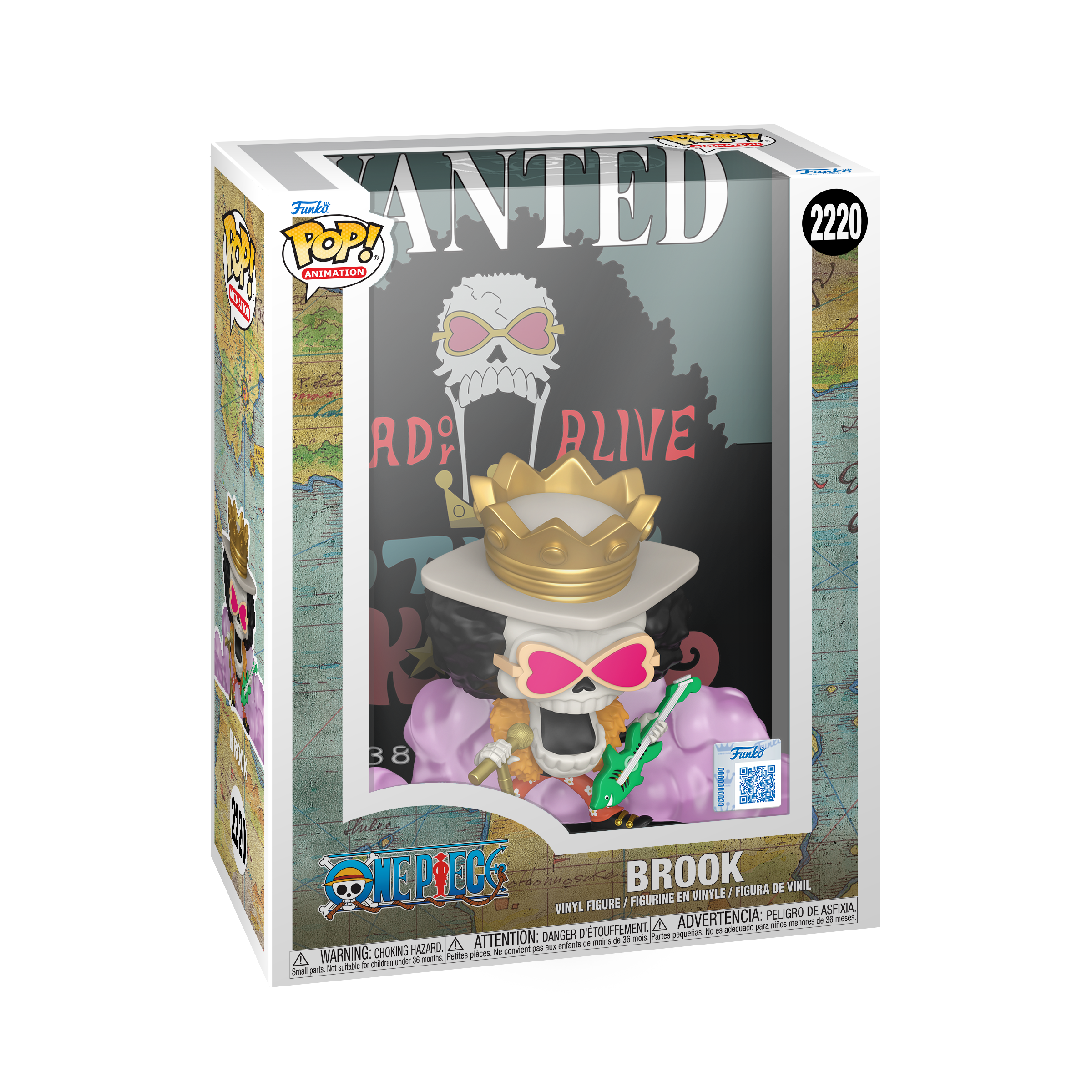 Funko Pop! Anime: One Piece - Brook (Wanted Poster) #2220 [2026
