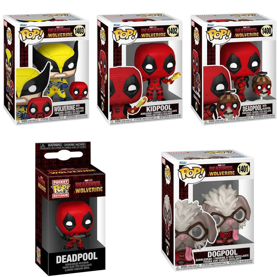 Funko Pop! Marvel: Deadpool & Wolverine - Deadpool with Headpool