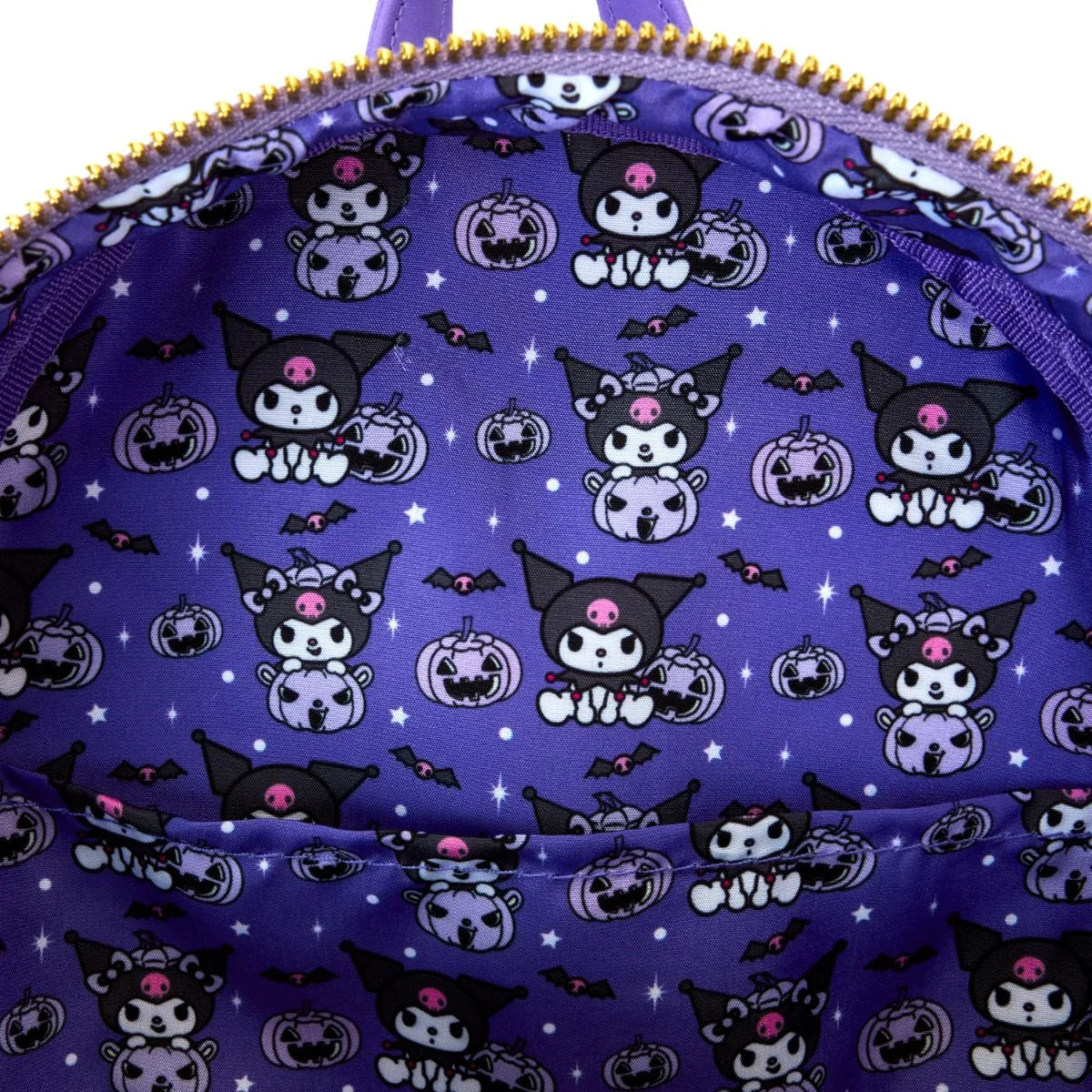 Loungefly: Sanrio - Kuromi Pumpkin Mini Backpack
