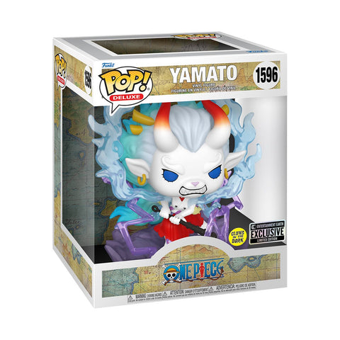 FUNKO POP! 6-inch Deluxe ANIME ONE PIECE YAMATO GLOW #1596 [EE EXCLUSIVE]
