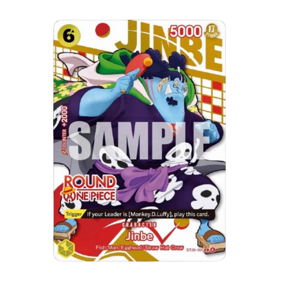 One Piece TCG: Round 1 Promos (English) - Monkey D. Luffy / Roronoa Zoro / Nami / Franky / Usopp / Tony Tony Chopper / Sanji / Nico Robin / Brook / Jinbe
