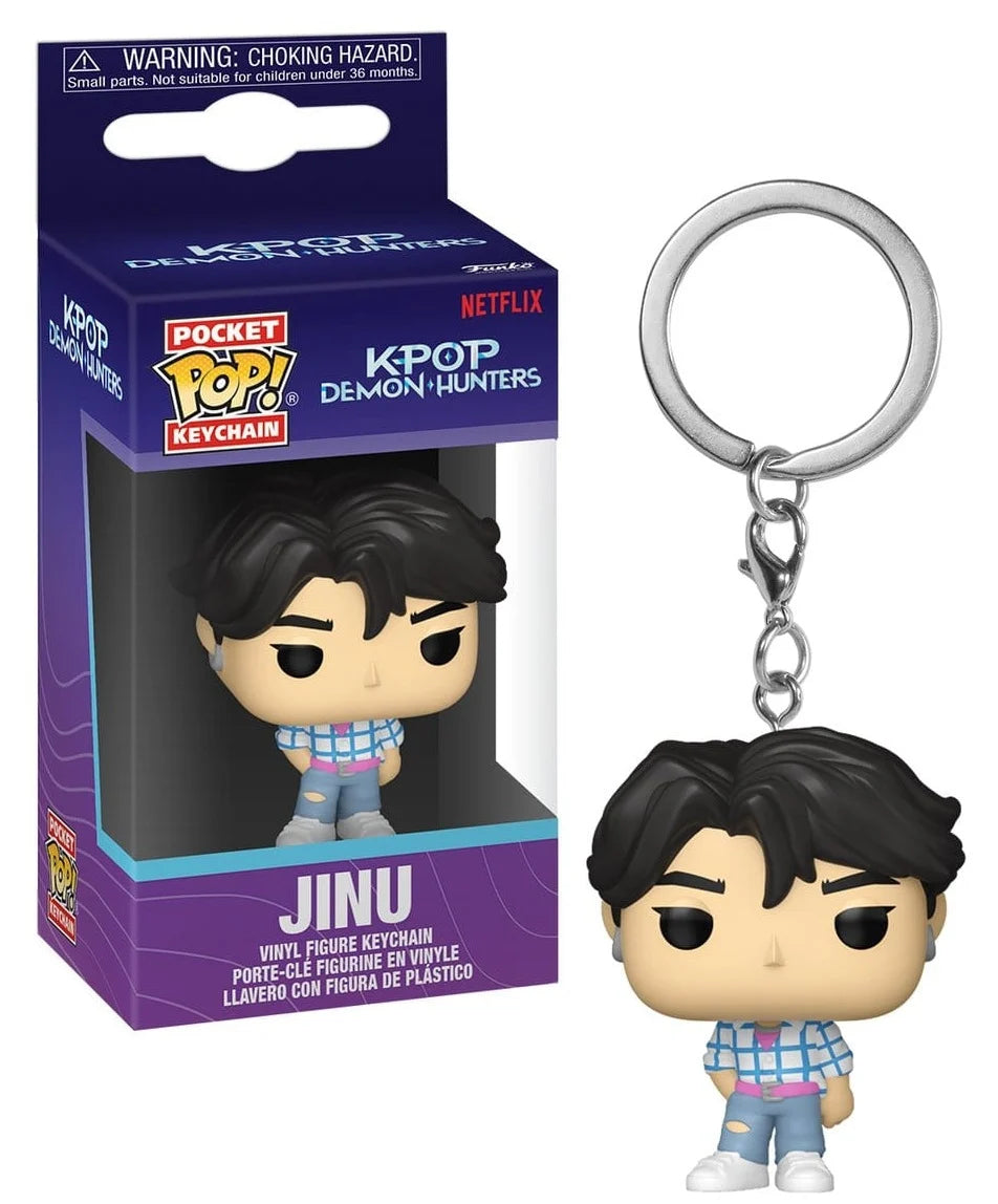 Funko Pop! Movies: K-Pop Demon Hunters - Jinu Pocket Pop! Keychain