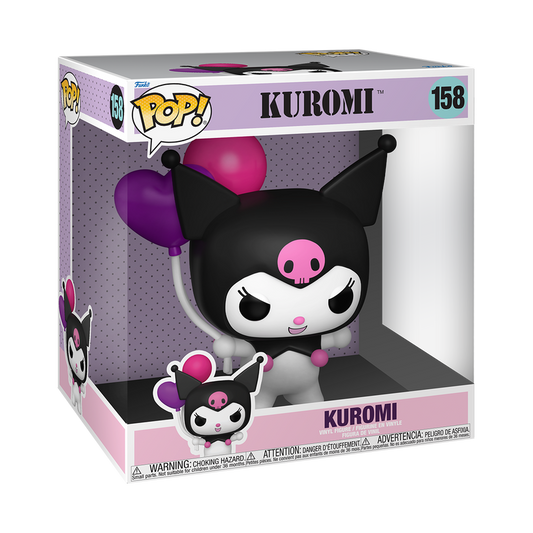 Funko Pop! Sanrio - Jumbo 10" Kuromi with Balloons #158 *PREORDER*
