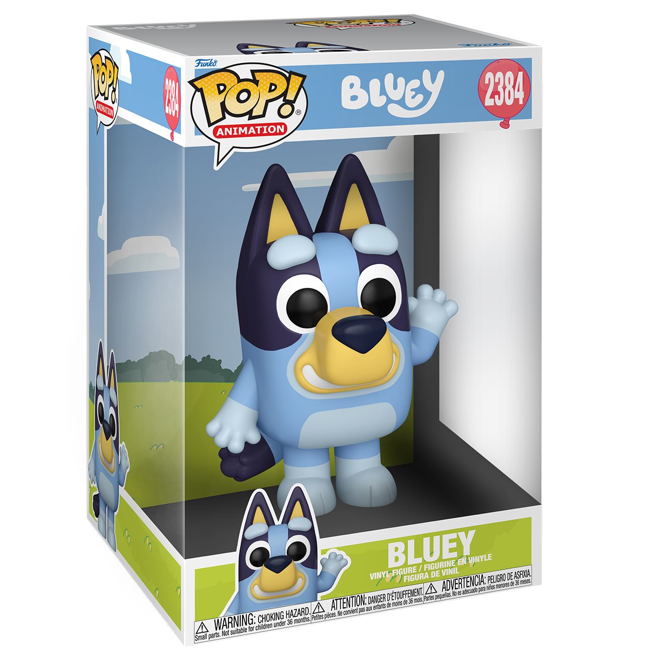 Funko Pop! Animation: Bluey - Granny Rita / Granny Gladys / Bandit / Granny Janet / Queen Chilli / Sleepytime Bingo / Bluey / Jumbo! 10" Bluey *PREORDER*