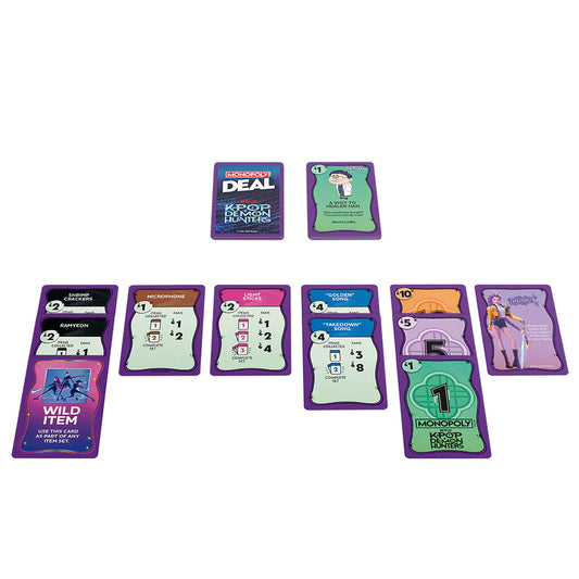 Monopoly Deal - K-Pop Demon Hunters (Bilingual Edition) Game