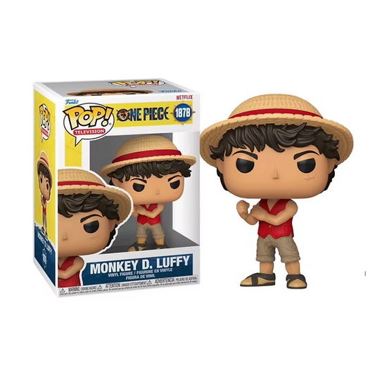 Funko Pop! Television: One Piece (Live Action) - Monkey D. Luffy / Zoro / Nami / Sanji / Usopp / Tony Tony Chopper (Flocked)