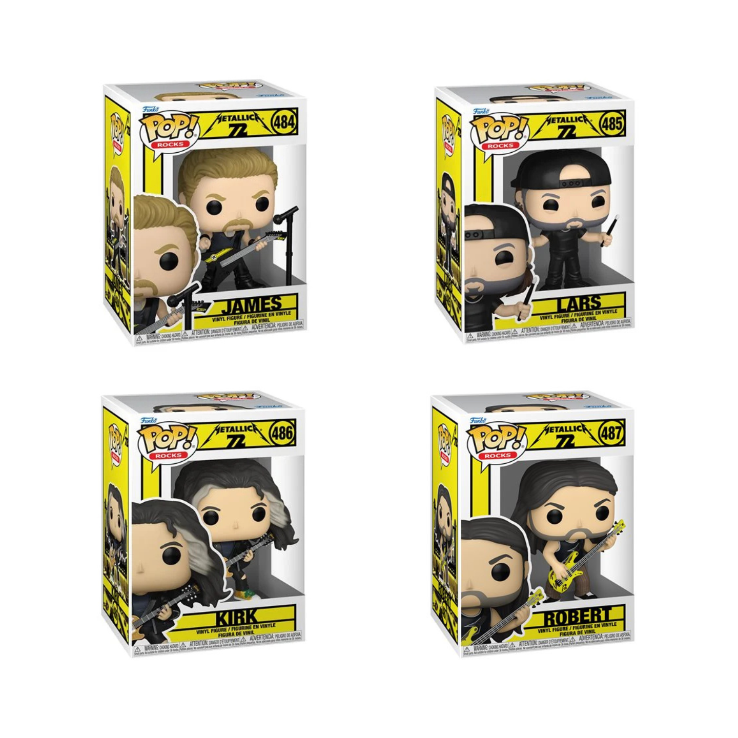 James Hetfield (Metallica) Pop Vinyl Rocks Series (Funko) -beschadigde verpakking- | Old School Toys