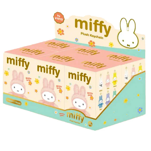 VIPO - Miffy Macaron Series 1 Plush Keychain Blind Box