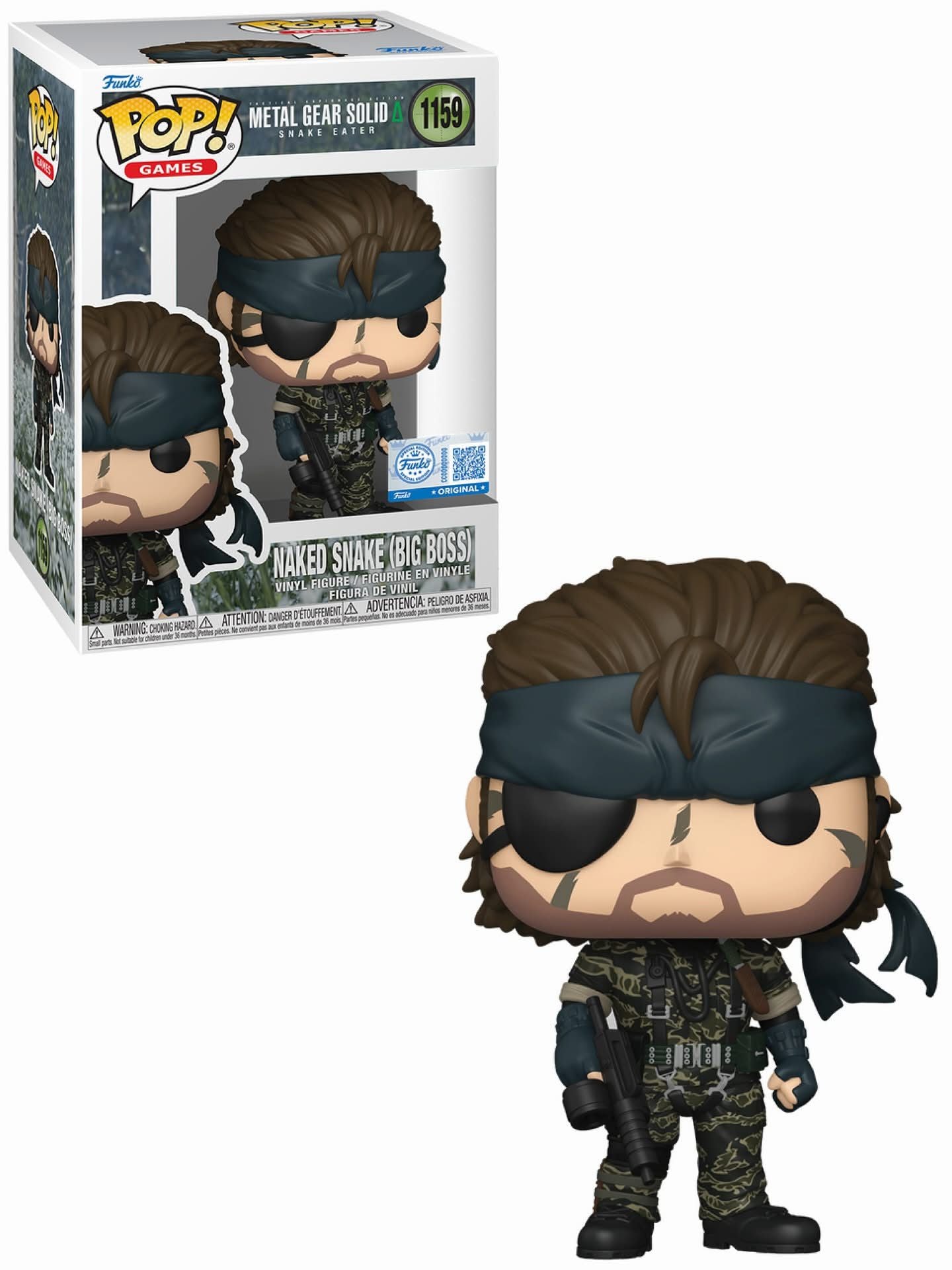 Funko Pop! Games: Metal Gear Solid - Naked Snake (Big Boss) #1159