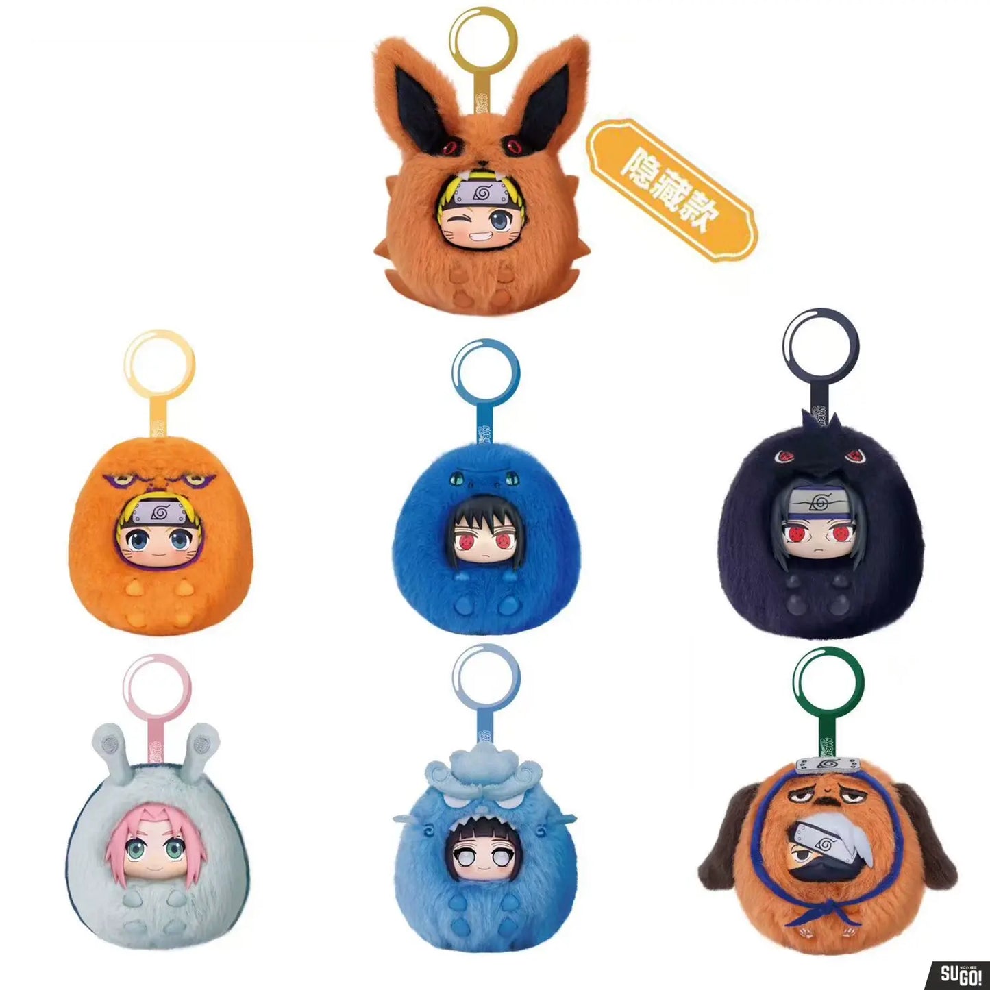 EAKI: Naruto - Cute Series Vinyl Face Plush Keychain Blind Box