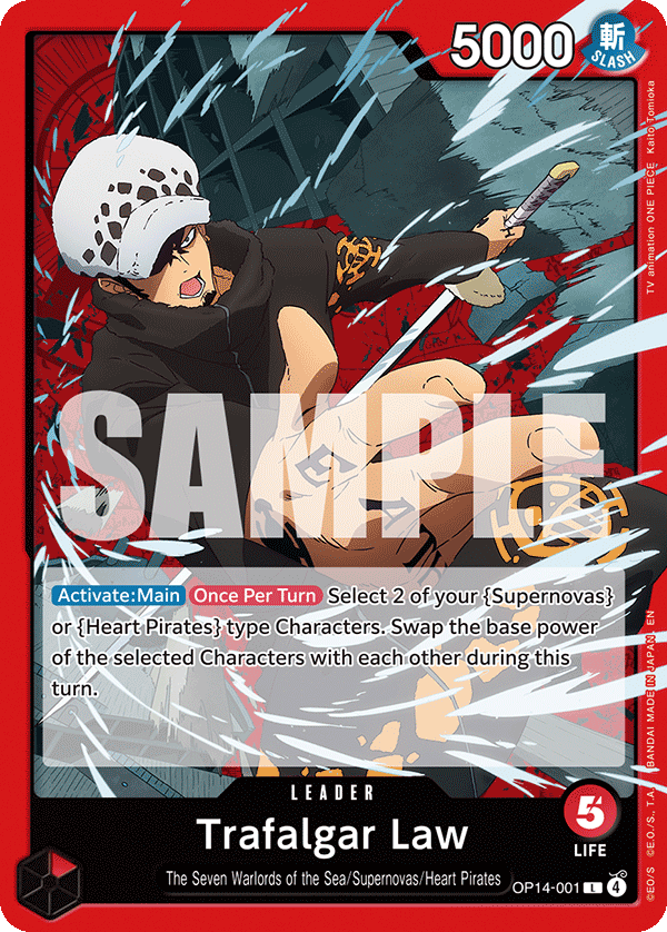 One Piece TCG - Trafalgar Law OP14-01