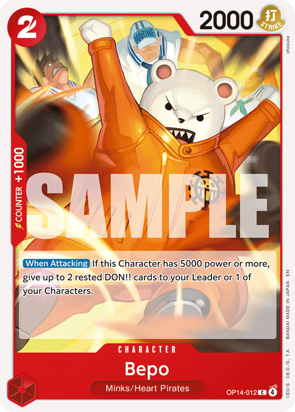 One Piece TCG - Bepo OP14-12