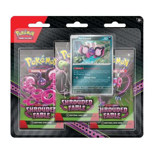 Pokemon TCG: Scarlet & Violet - Shrouded Fable 3pc Blister Pack