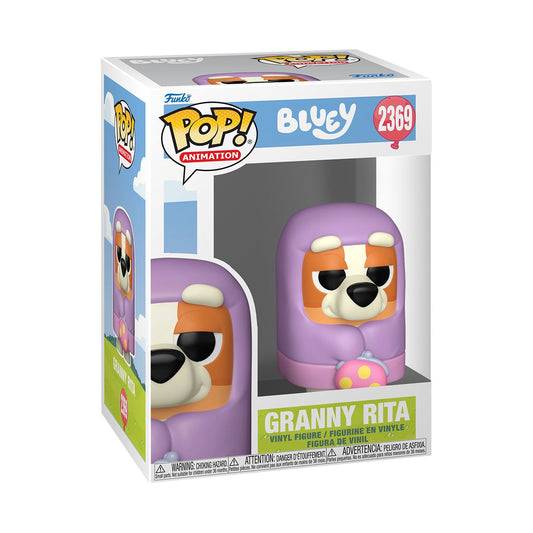 Funko Pop! Animation: Bluey - Granny Rita / Granny Gladys / Bandit / Granny Janet / Queen Chilli / Sleepytime Bingo / Bluey / Jumbo! 10" Bluey *PREORDER*