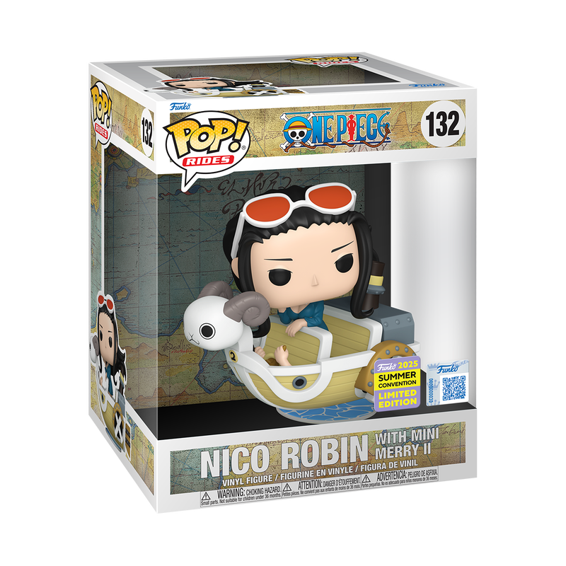 【未開封箱付き】 Funko pop RIDERS アバター トルーク・マクト Funko Pop! Anime: One Piece - Nico Robin with Mini Merry II #132