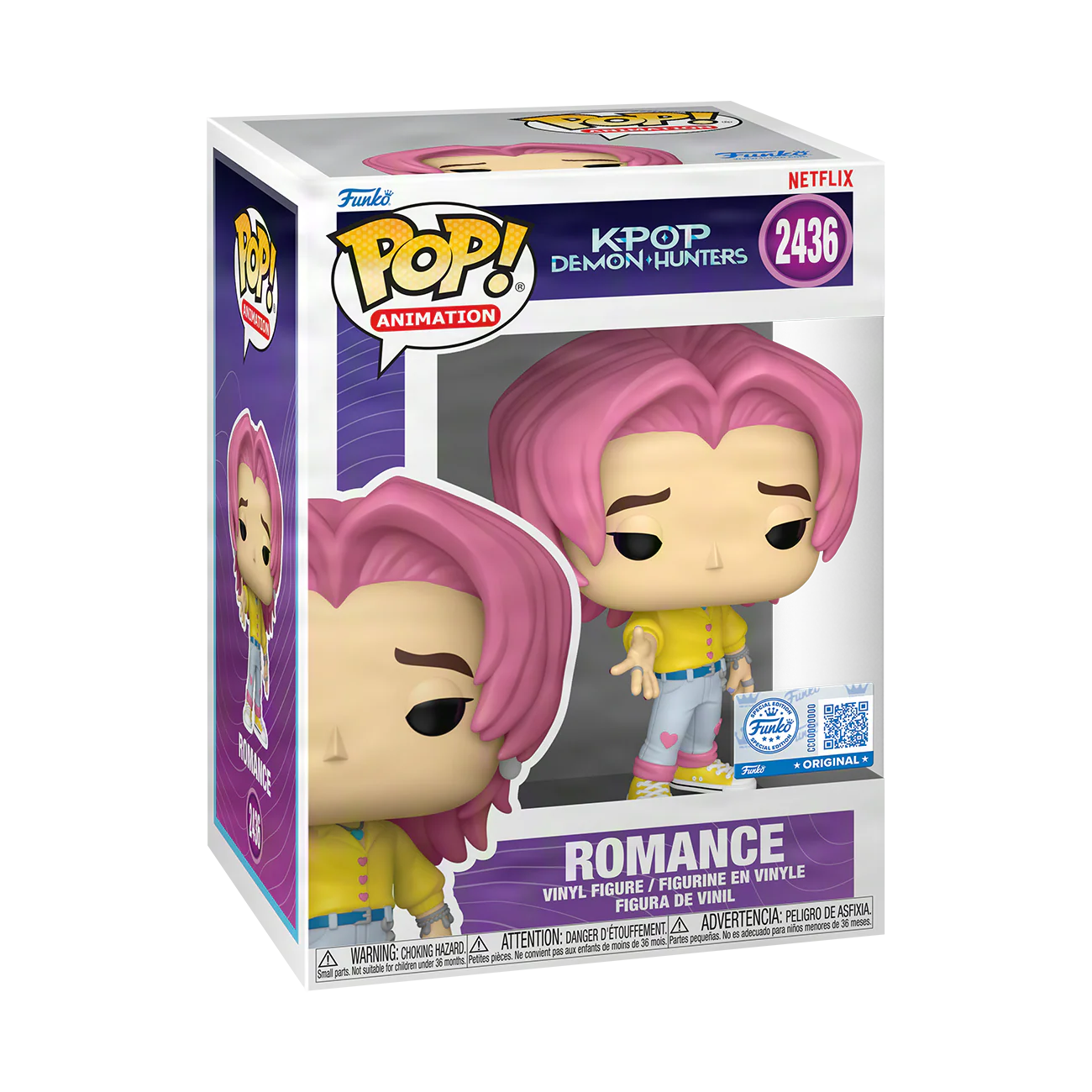 Funko Pop! Movies: K-Pop Demon Hunters (Saja Boys) - Abby / Baby / Mystery / Romance *PREORDER*