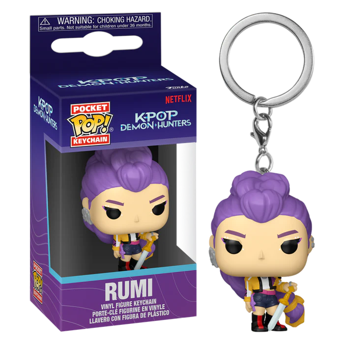 Funko Pop! Movies: K-Pop Demon Hunters - Rumi Pocket Pop! Keychain