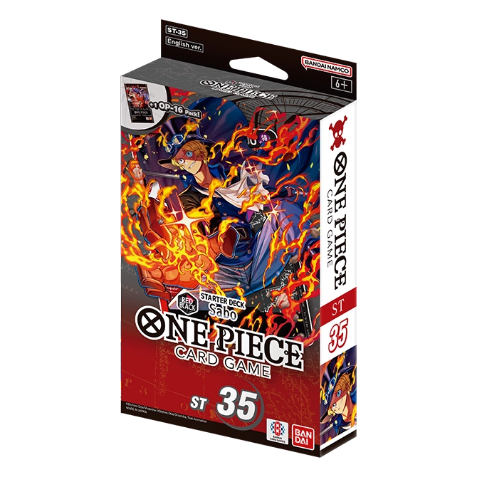 One Piece TCG - ST35 [ST-35] Red / Black Sabo Starter Deck
