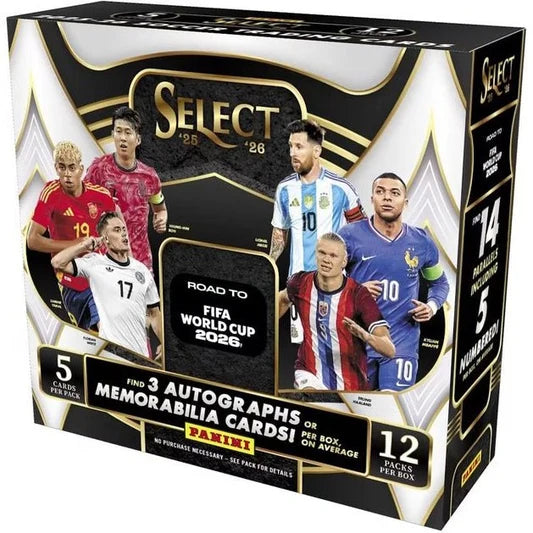 Panini: Select - 2026 Road To World Cup Soccer Hobby Box