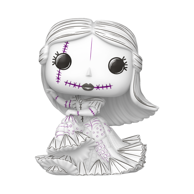 Funko Pop! Disney: The Nightmare Before Christmas (Sketched Deco) - Jack Skellington #1604 / Sally #1605 *PREORDER*