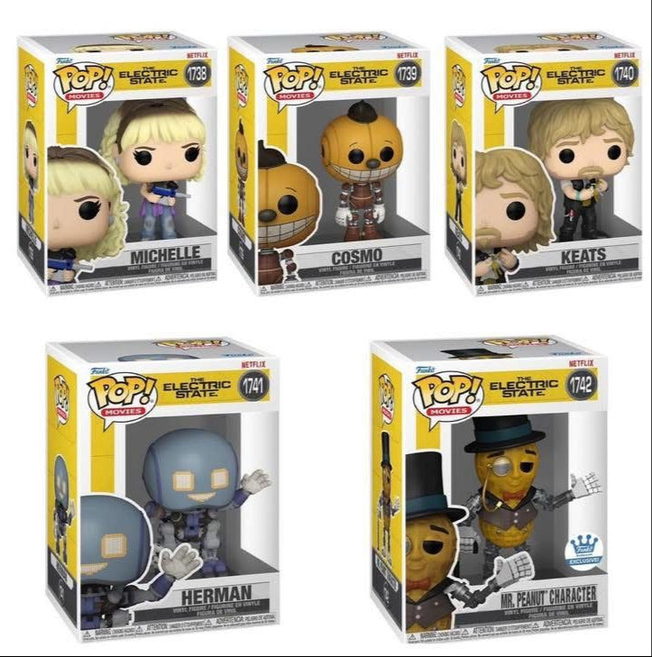 Funko Pop! Movies: The Electric State - Michelle / Cosmo / Keats
