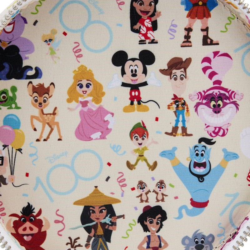 LOUNGEFLY Disney 100 Anniversary Celebration Cake Crossbody Bag