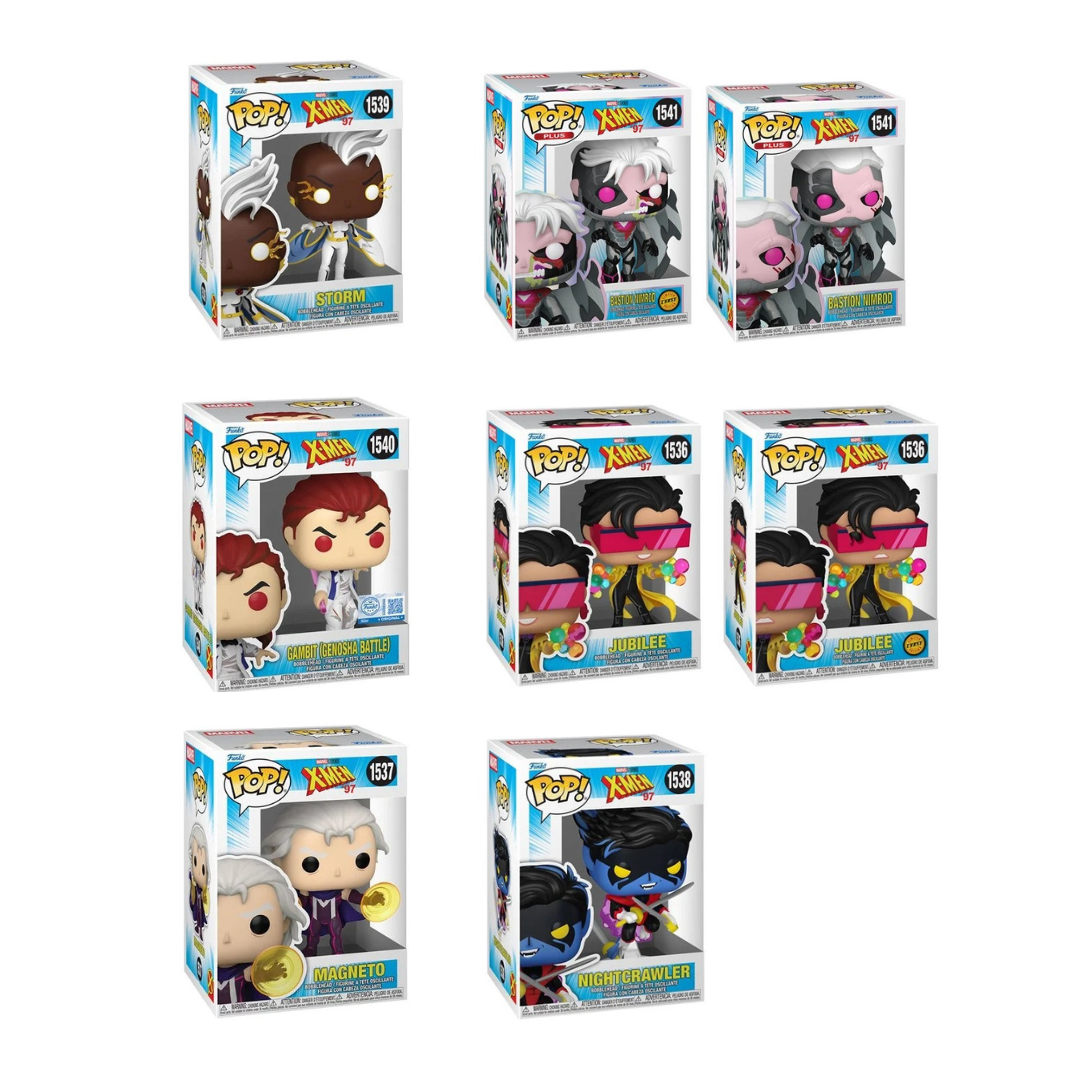 Funko Pop! Marvel: X-Men 97 - Storm / Bastion Nimrod / Gambit