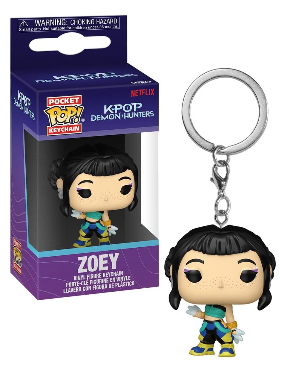 Funko Pop! Movies: K-Pop Demon Hunters - Zoey Pocket Pop! Keychain
