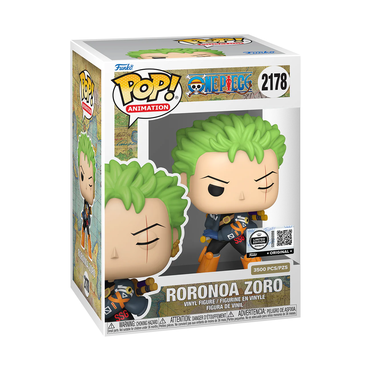 Funko Pop! Anime: One Piece - Roronoa Zoro #2178 [Funko Royalty