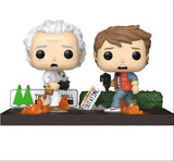 Funko Pop! Movies: Back To The Future - Doc With Time Machine #133 / Doc & Marty #1846