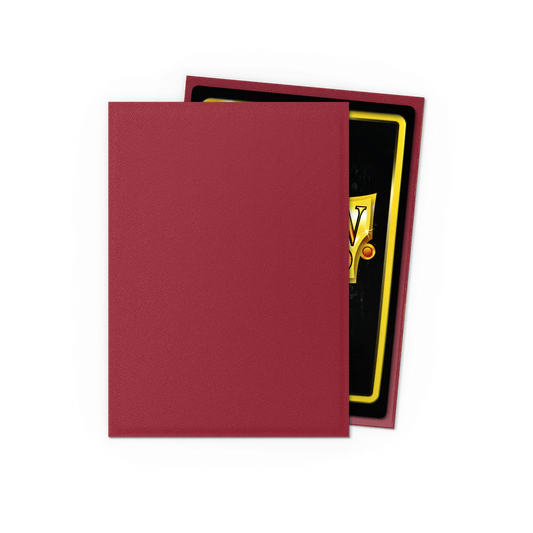 Dragon Shield - Matte Non-Glare Blood Red Sleeves 100ct
