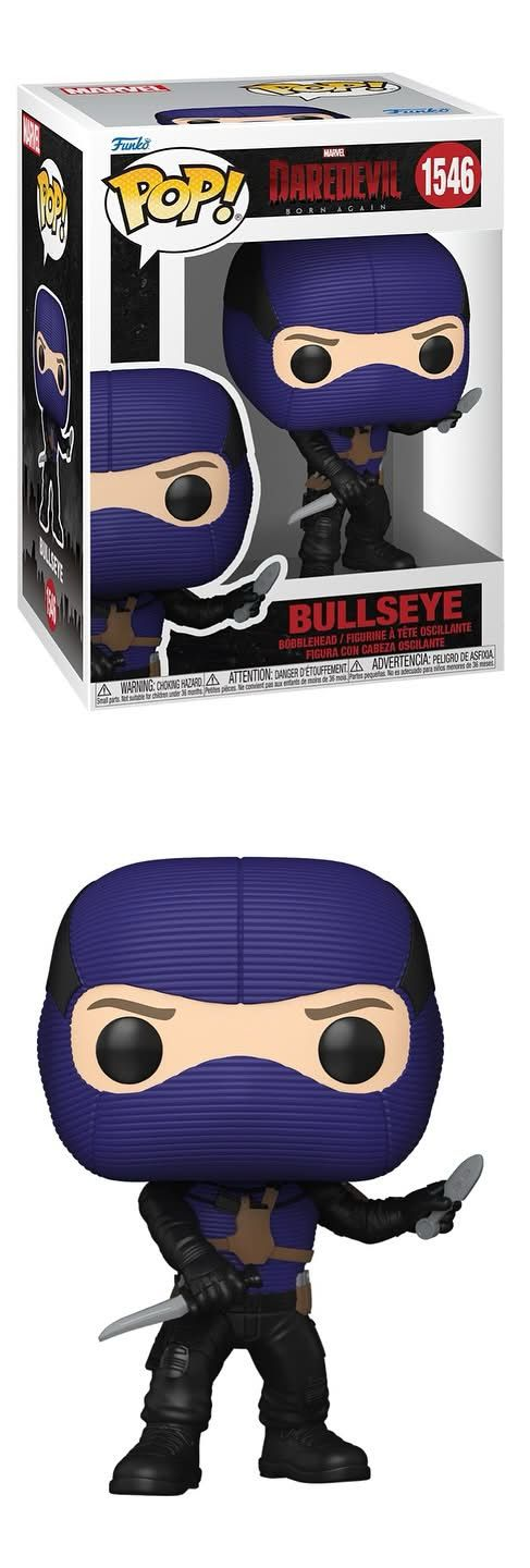 Funko Pop! Marvel: Daredevil - Daredevil / Bullseye / Daredevil (Unmasked)