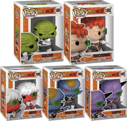 Funko Pop! Anime: Ginyu Force - Ginyu / Guldo / Recoome / Burter / Jiece