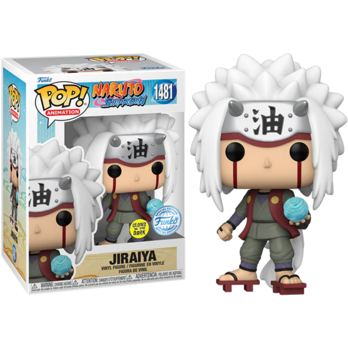 SPECIAL EDITION EXCLUSIVE Funko Pop! Naruto Shippuden JIRAIYA with RAS –