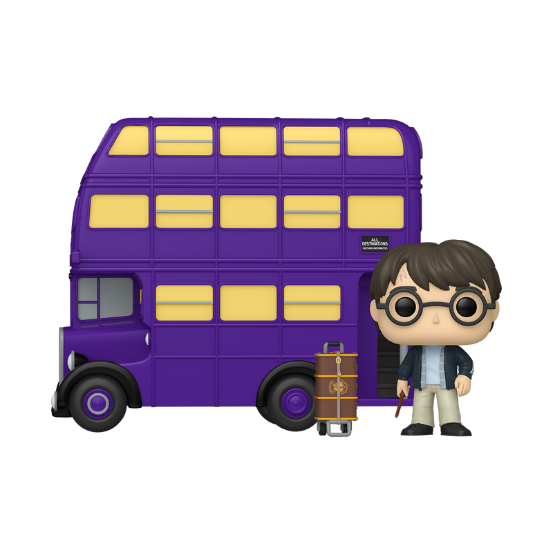 Funko Pop! Movies: Harry Potter - Harry Potter with Knight Bus (Super Deluxe RIde) #139