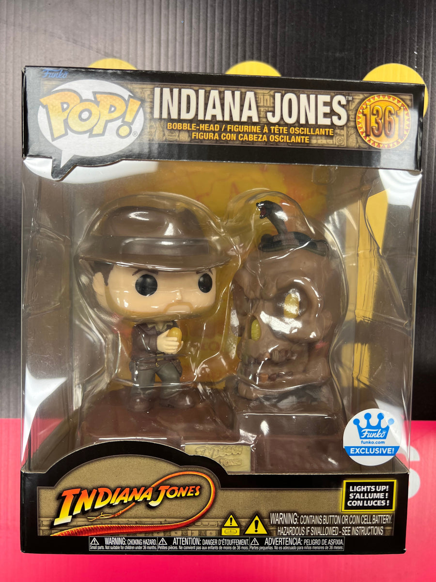 Funko Pop! 6” INDIANA JONES LIGHT UP #1361 [FUNKO SHOP