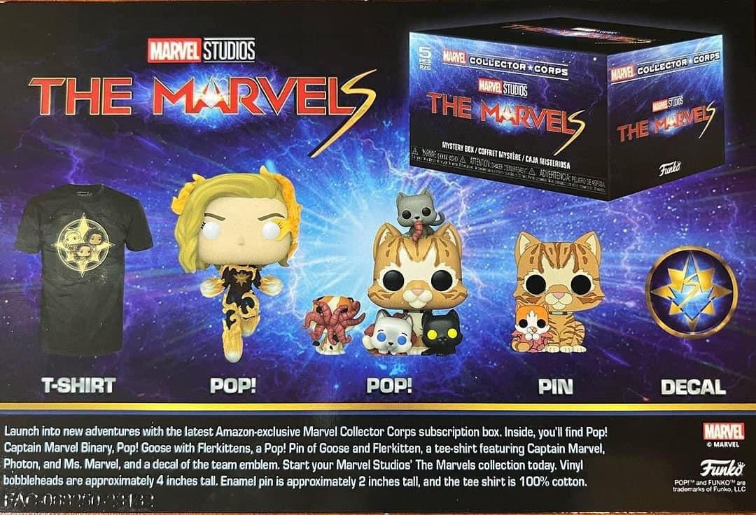 Funko Collector Marvel Collector Corps Captain Marvel Funko POP