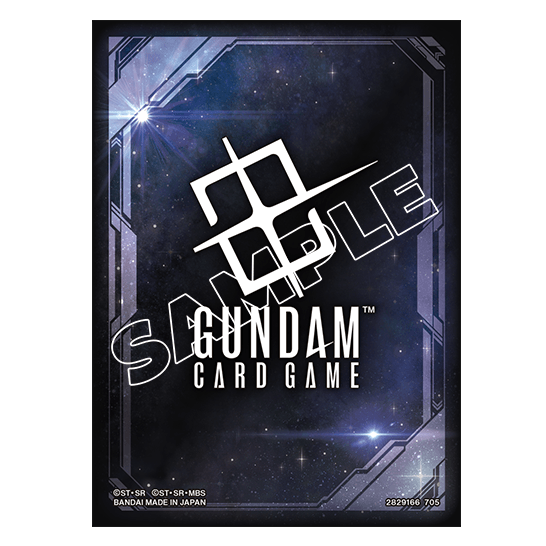 Gundam CG Official Card Sleeves - Space Black