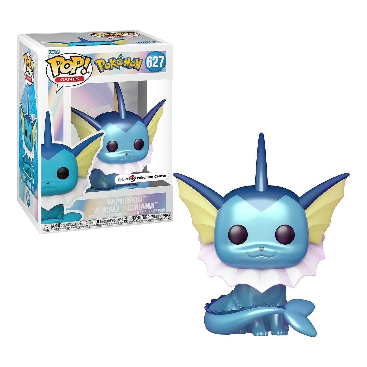 Funko Pop! Games: Pokemon - Vaporeon (Pearlescent) #627 [Pokemon