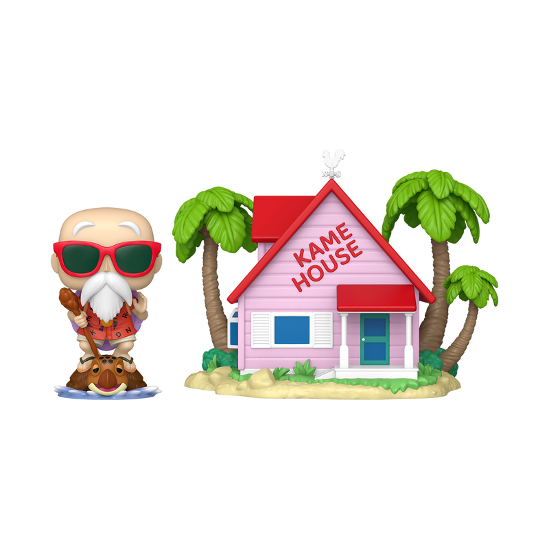 Funko Pop! Anime: Dragon Ball - Krillin (Kid) / Bulma (Teen) / ChiChi (Kid) / Oolong / Master Roshi At Kame House
