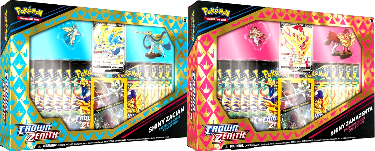 Pokemon TCG - Crown Zenith Shiny Zacian / Shiny Zamazenta Premium