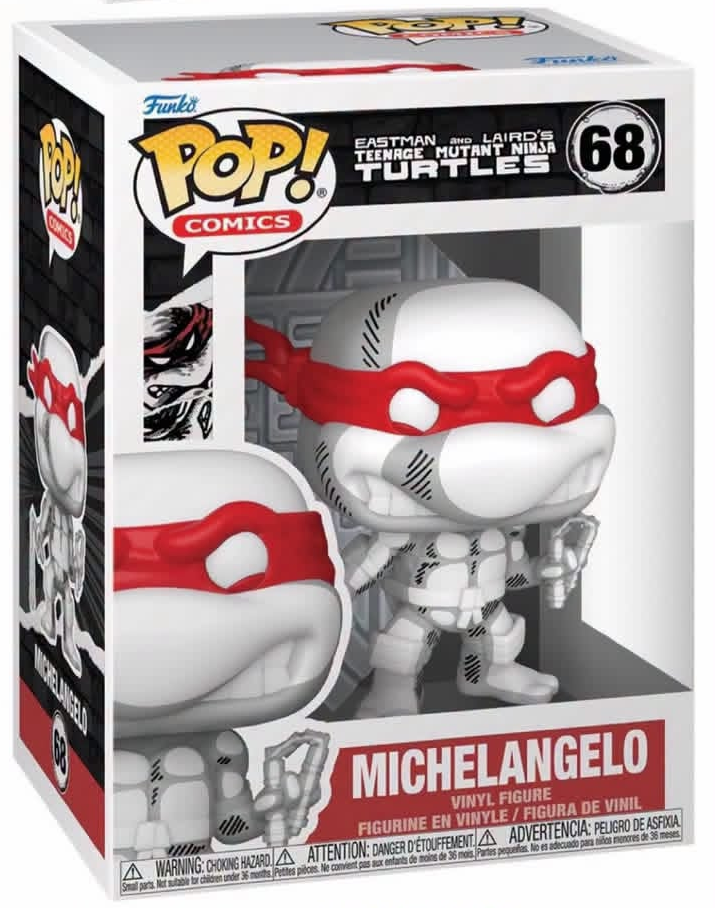 Funko Pop! Comics: Teenage Mutant Ninja Turtles (TMNT) - Donatello #65 / Raphael #66 / Leonardo #67 / Michelangelo #68 *PREORDER*