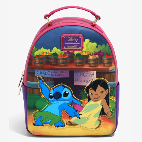 Loungefly Lilo and Stitch Dancing Mini Backpack