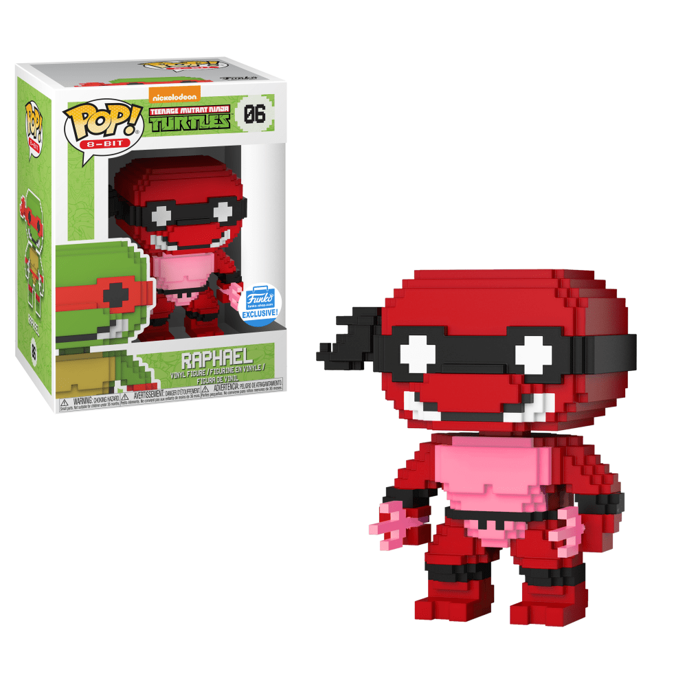 Funko Pop! 8-Bit: Teenage Mutant Ninja Turtles - Raphael **FUNKO SHOP EXCL** #06