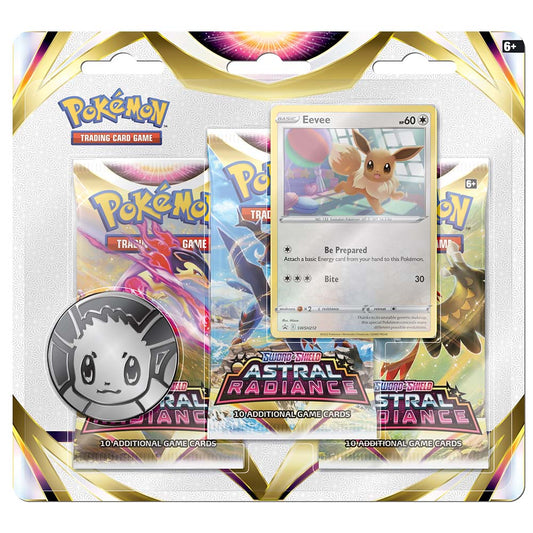 Pokemon TCG: Sword & Shield - Astral Radiance 3pc Blister Pack
